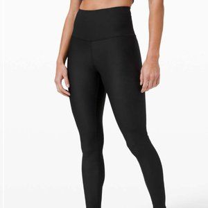 Nwt Lululemon  28" mapped out Tight 28" black SenseKnit *camo*